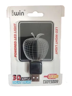 چراغ خواب طرح سیب USB