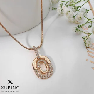 گردنبند نگین دار ژوپینگ بدون زنجیر