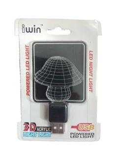 چراغ خواب طرح قارچ USB