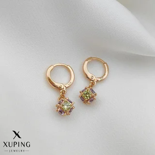 گوشواره ژوپینگ گوی رنگی کد 342